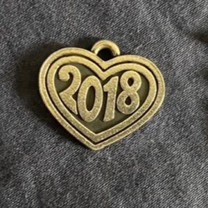James Avery 2018 heart Charm